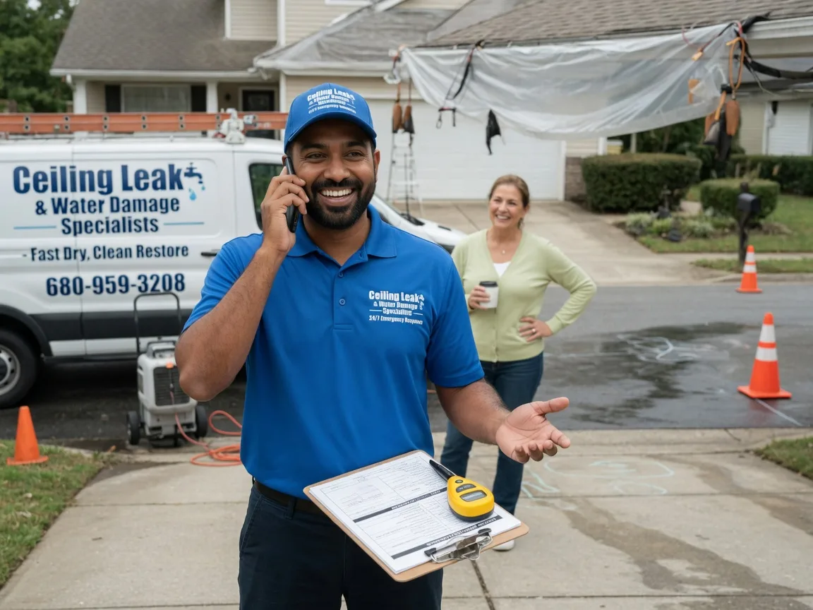 Ceiling Leak Cleanup Kellerton, IA FAQs